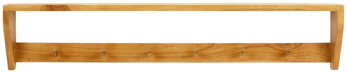 WANDGARDEROBE - Hellbraun/Naturfarben, Natur, Holz (100/15/20cm) - MID.YOU
