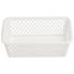 KORB - Weiß, KONVENTIONELL, Kunststoff (25/8/15,5cm) - Plast 1 KORB - Weiß, KONVENTIONELL, Kunststoff (25/8/15,5cm) - Plast 1