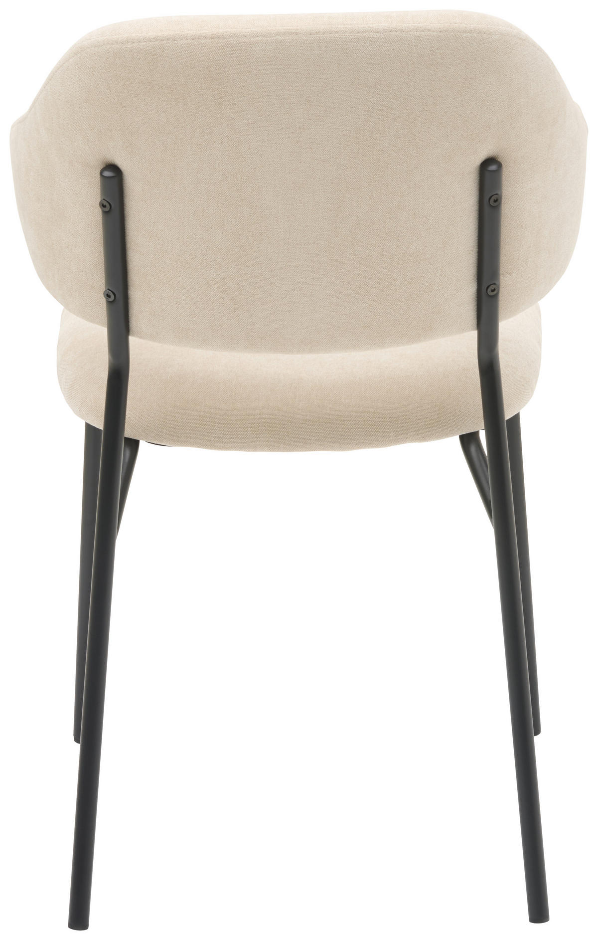 STUHL Mikrofaser Schwarz, Hellgrau  - Hellgrau/Schwarz, KONVENTIONELL, Textil/Metall (52/83/61cm) - MID.YOU