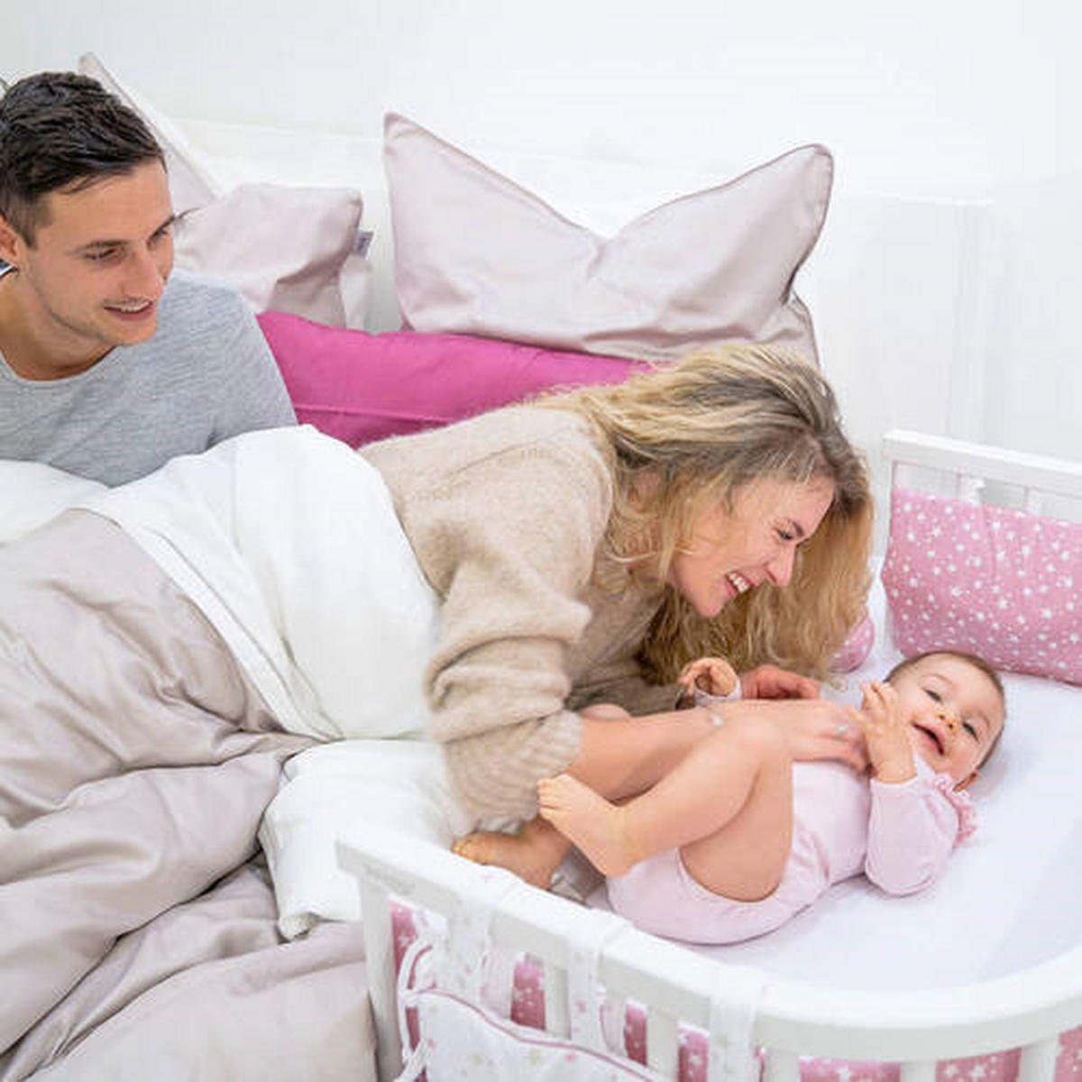 MATRATZE BOXSPRING XXL Höhe ca.  - Blau, Basics, Textil (105/6/57,5cm) - Babybay