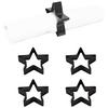 SERVIETTENRING   - Schwarz, Design, Metall (7 cmcm) - Echtwerk