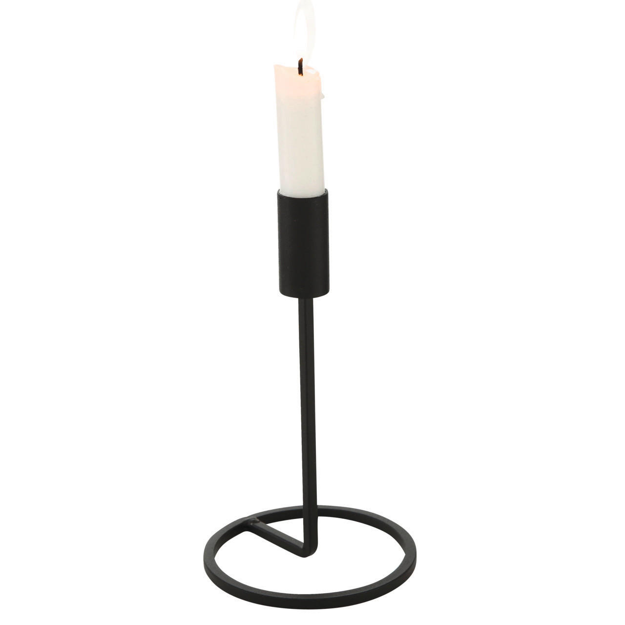 HENGERGYERTYATARTÓ - fekete, Basics, fém (11/20cm)