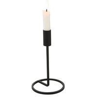 HENGERGYERTYATARTÓ - fekete, Basics, fém (11/20cm)