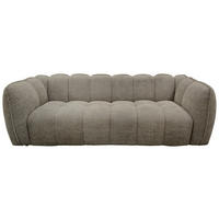 BIGSOFA Chenille Taupe  - Taupe/Schwarz, MODERN, Kunststoff/Textil (235/73/103cm) - Carryhome