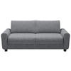 SCHLAFSOFA Webstoff Grau  - Schwarz/Grau, Design, Kunststoff/Textil (203/69-82/99cm) - Welnova