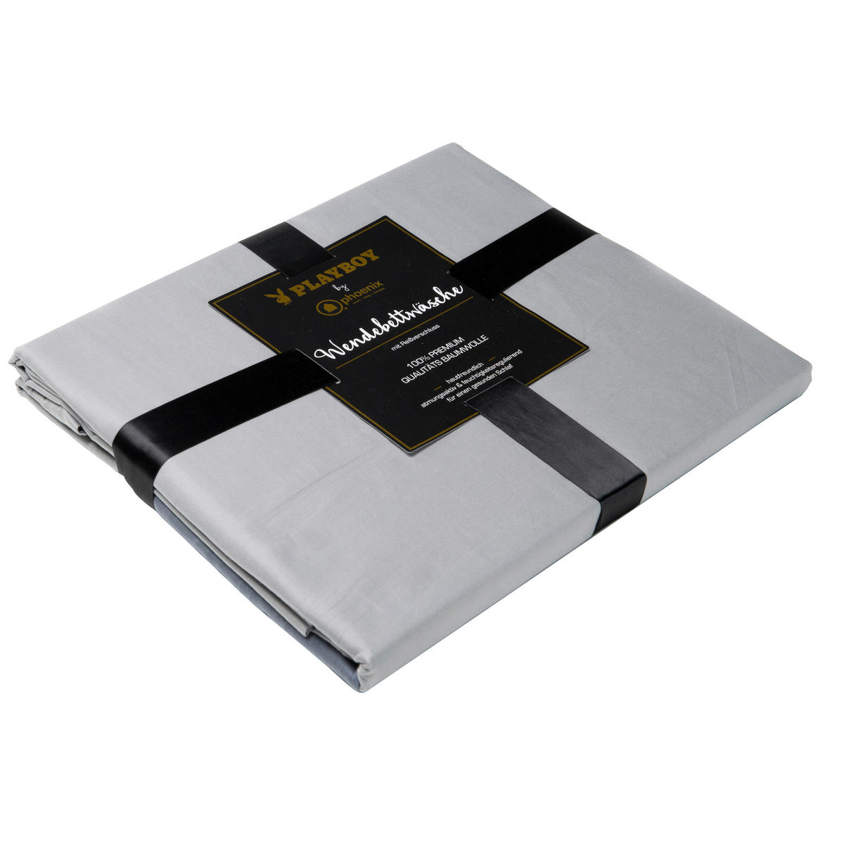 WENDEBETTWÄSCHE sonstige, PLAYBOY  - Grau, Basics, Textil (135/200cm) - Playboy