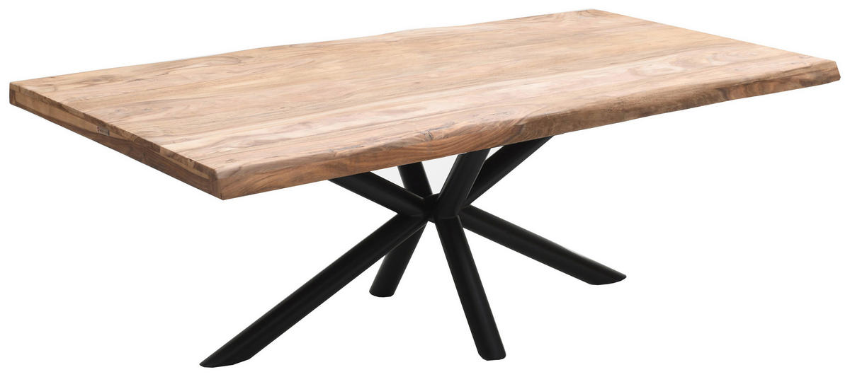 TISCHGESTELL Schwarz  - Schwarz, Design, Metall (160/75/72cm) - Landscape