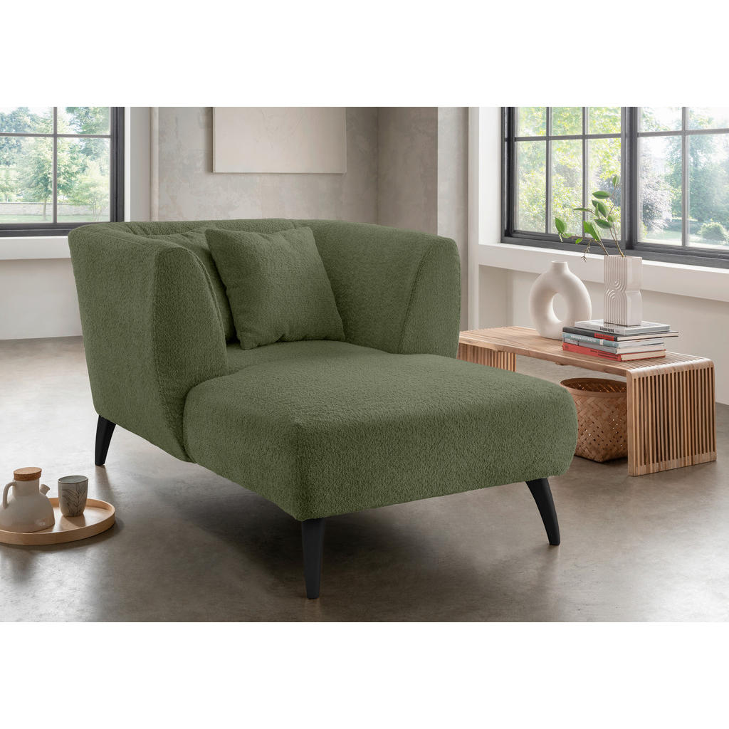 Thumbnail - Mid.you Xxl-Sessel, Grün, Textil, Buche, Uni, Füllung: Schaumstoff, 108x84x155 cm, Made in EU, Stoffauswahl, Wohnzimmer,...