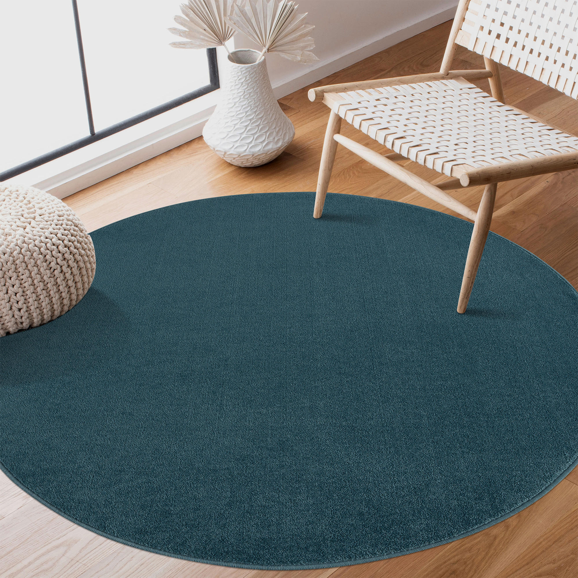 TKANA PREPROGA  Uni      150 cm   tkano  temno modra  - temno modra, Trendi, umetna masa/tekstil (150cm)