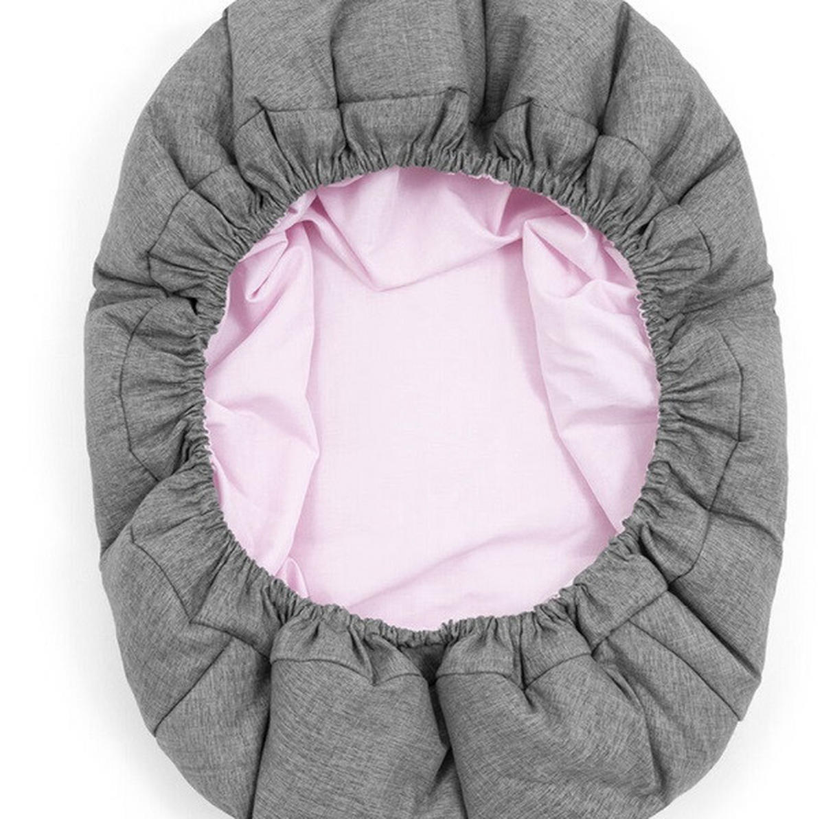 HOCHSTUHLLIEGE Nomi  - Pink/Weiß, Trend, Kunststoff/Textil (71/20/38,5cm)