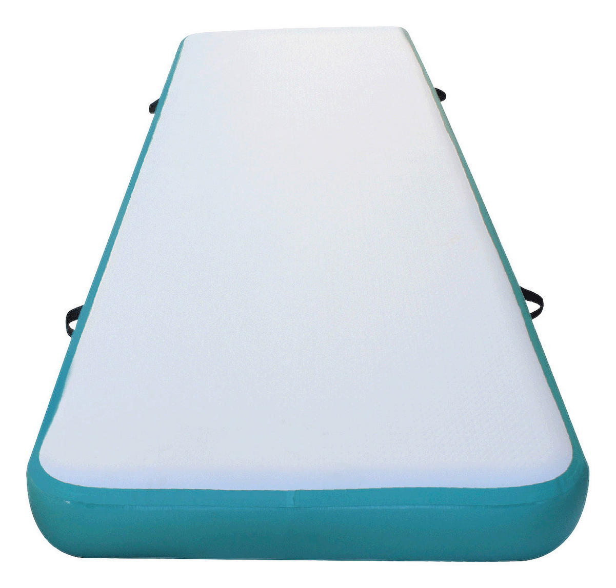 GYMNASTIKMATTE aufblasbar 300/100/20 cm  - Türkis/Weiß, KONVENTIONELL (300/100/20cm) - Atrigo
