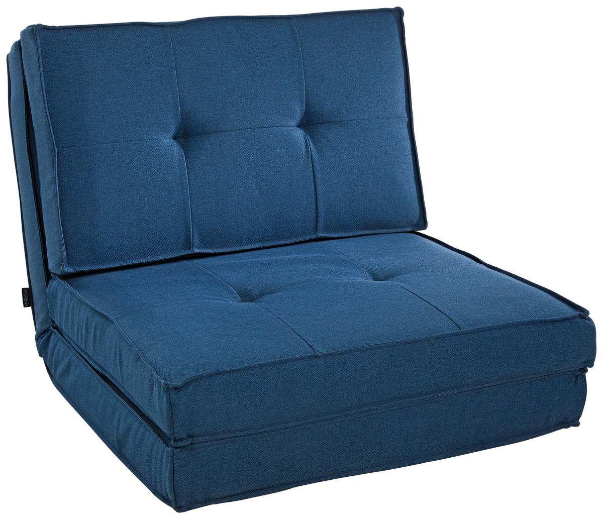 Fotoliu Extensibil, textil, albastru - albastru, Konventionell, textil (70/61/80cm) - MID.YOU