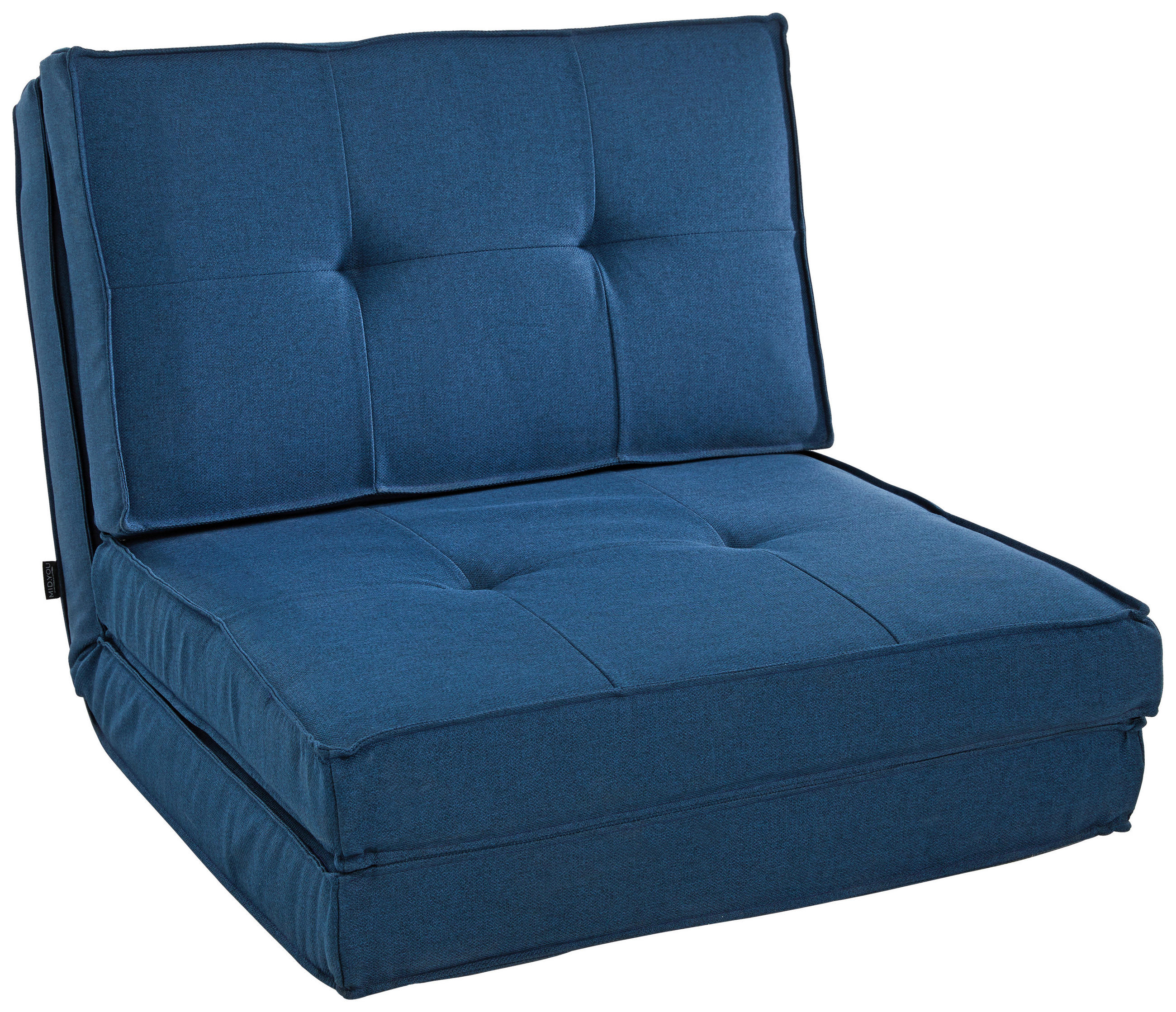 Fotoliu Extensibil, textil, albastru