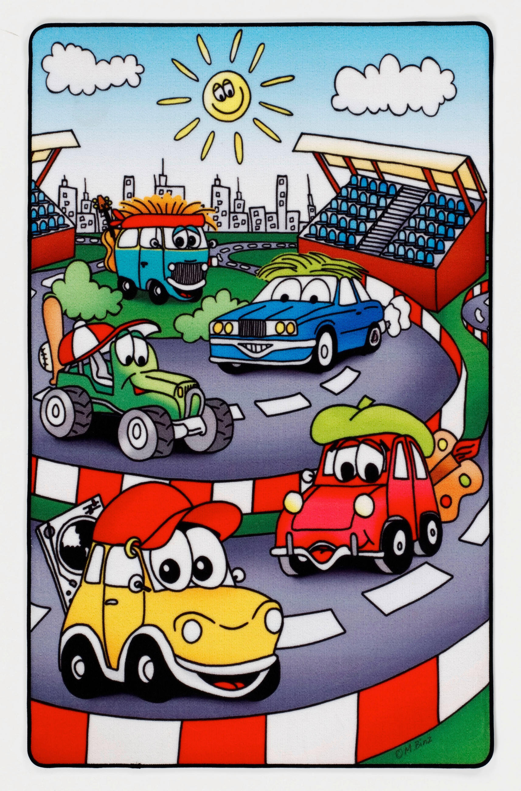 XXXLutz Kinderteppich Lovely Kids Mehrfarbig 67x125 cm