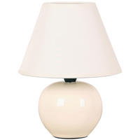 STONA LAMPA - crna/krem, Konvencionalno, tekstil/plastika (18/23cm) - Boxxx