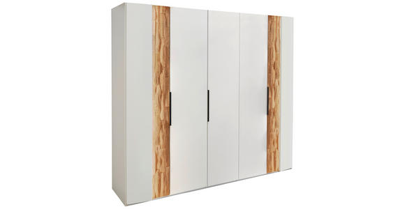 DREHTÜRENSCHRANK  in Weiß, Wildeiche  - Wildeiche/Weiß, Design, Holz/Holzwerkstoff (251,9/223,3/62cm) - Dieter Knoll