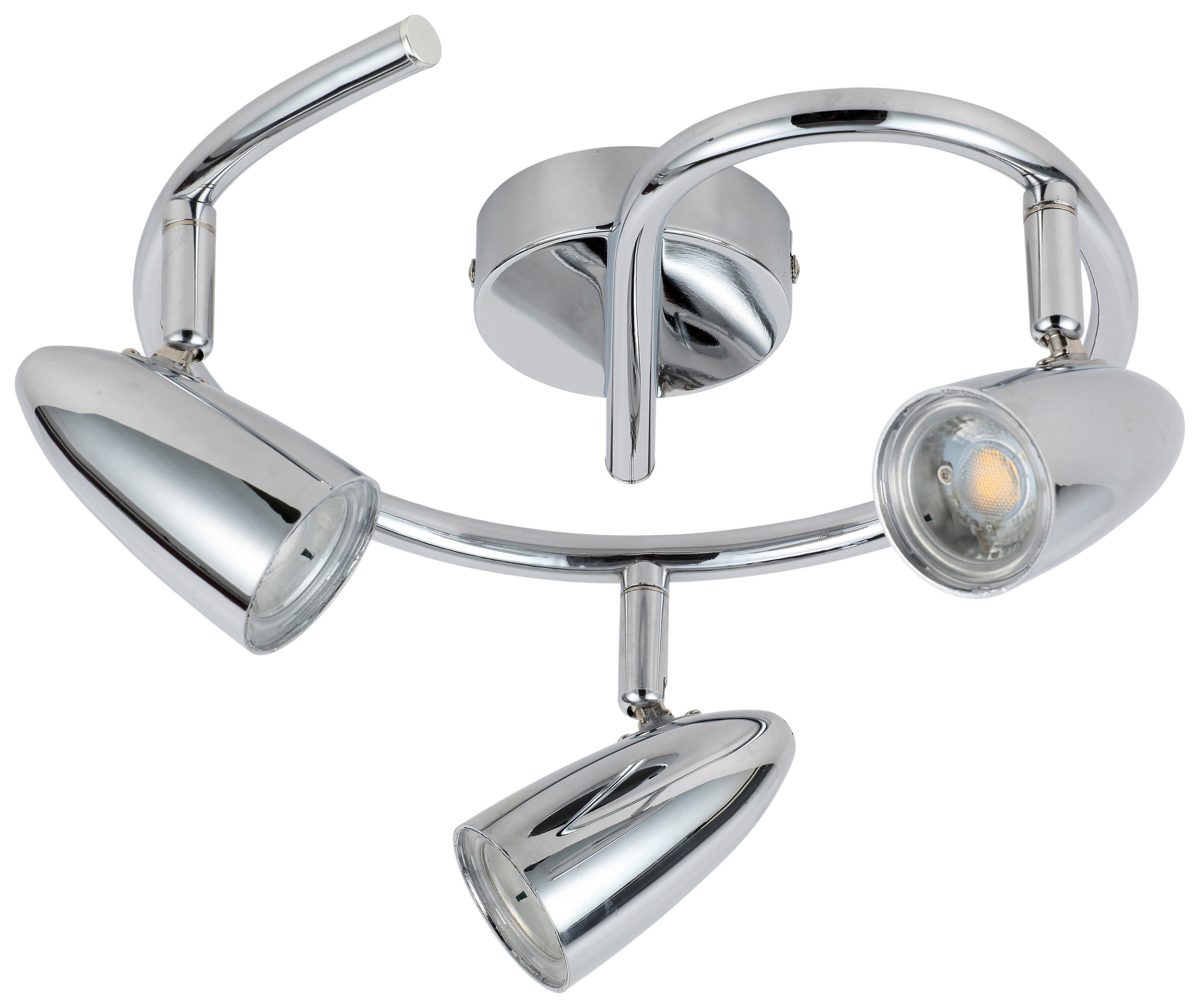 LED-TAKSPOTLIGHT Liberty 27 cm  - kromfärg, Klassisk, metall (27cm)
