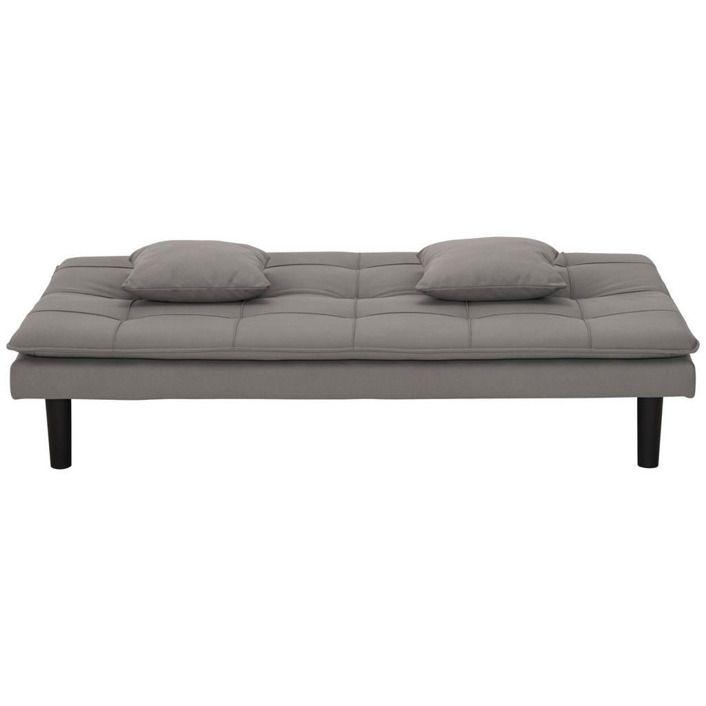 Thumbnail - P & B Schlafsofa, Grau, Textil, 3-Sitzer, Füllung: Polyester, 180x79x91 cm, Liegefunktion, Kinder- & Jugendzimmer, Jugen...
