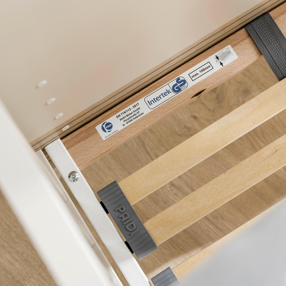 GITTERBETT Eefje 146,8/76,3 cm  - Beige, Basics, Holzwerkstoff (146,8/76,3cm) - Paidi