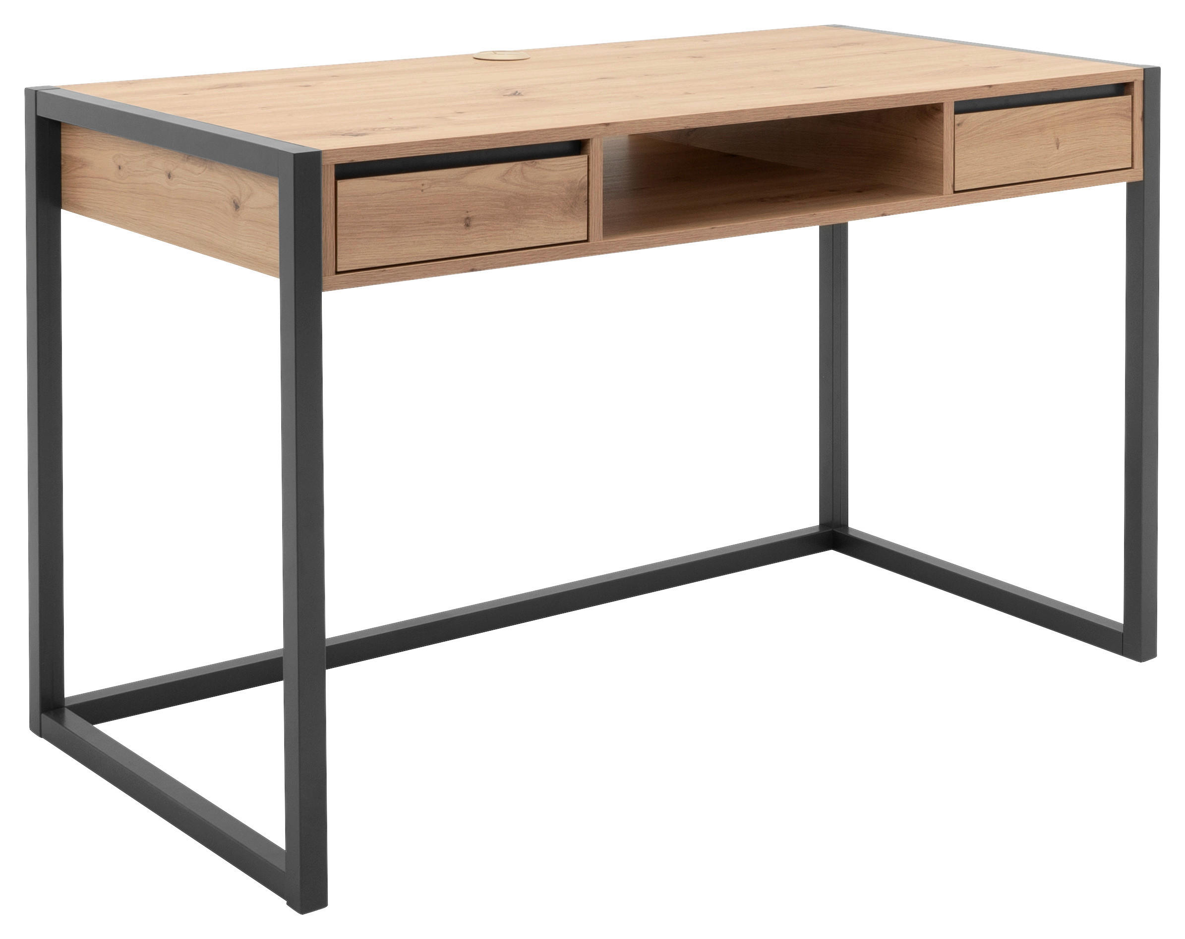 Mid.you Schreibtisch Eiche 120x60x75 cm