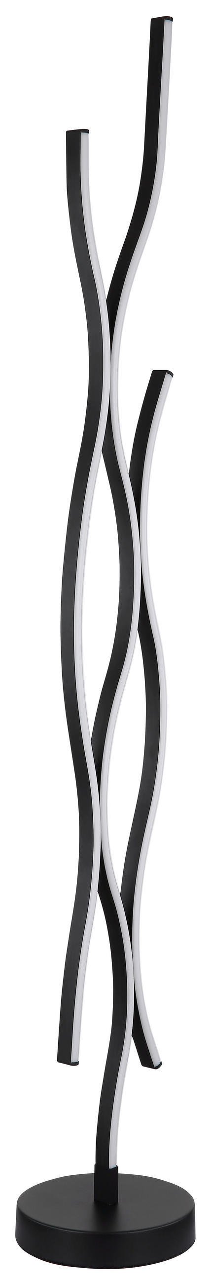 SVJETILJKA PODNA  - crna/opalna, Trend, metal/plastika (20/135cm) - Globo