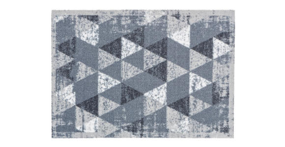 FUßMATTE  50/70 cm  Weiß, Hellgrau  - Hellgrau/Weiß, Design, Textil (50/70cm) - Esposa