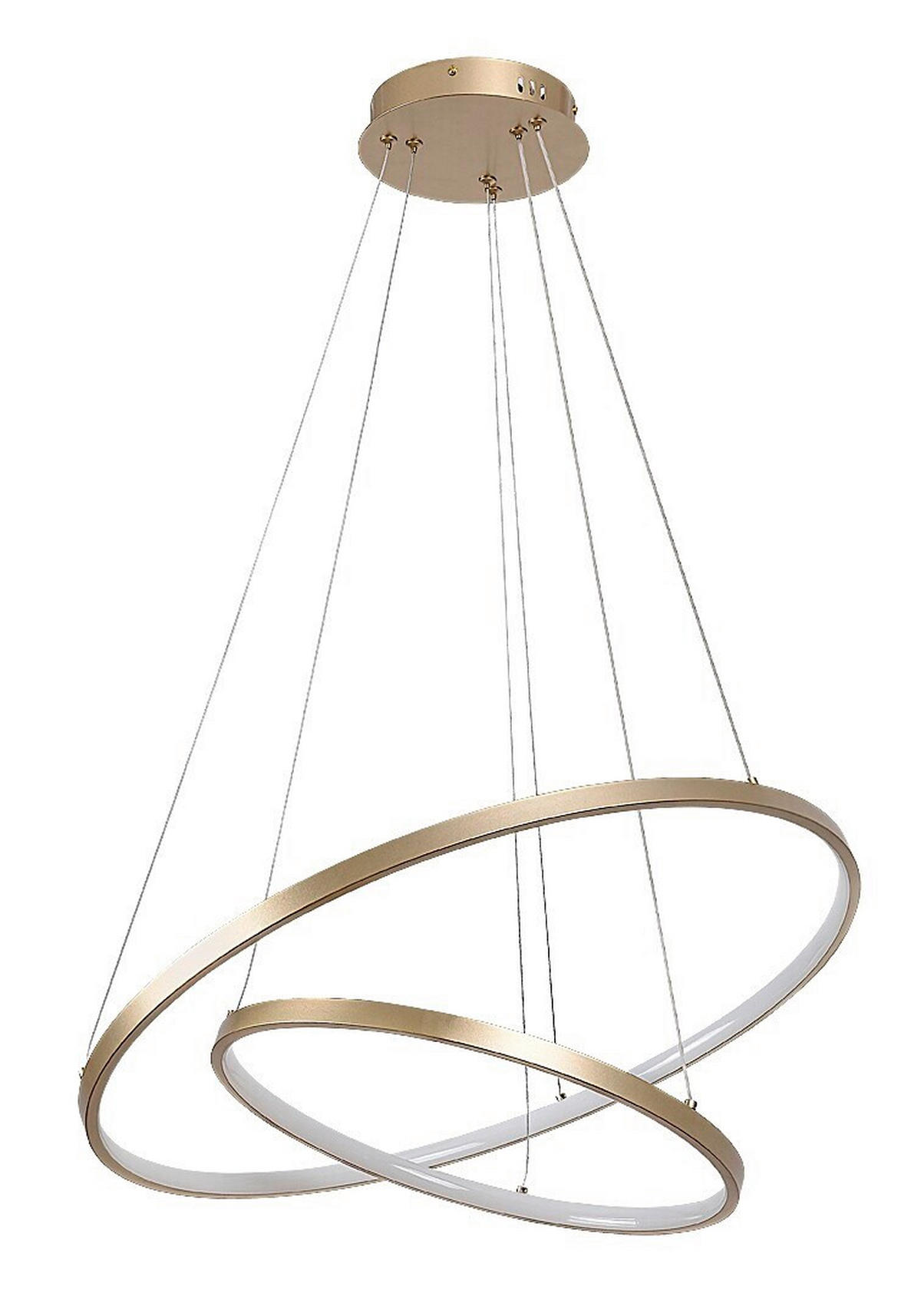 LED LUSTER  60/120 cm      - zlatna, Dizajnerski, metal (60/120cm)