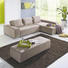 WOHNLANDSCHAFT Mikrofaser Rückenkissen - Schlammfarben/Alufarben, Design, Textil/Metall (304/204cm) - DIETER KNOLL