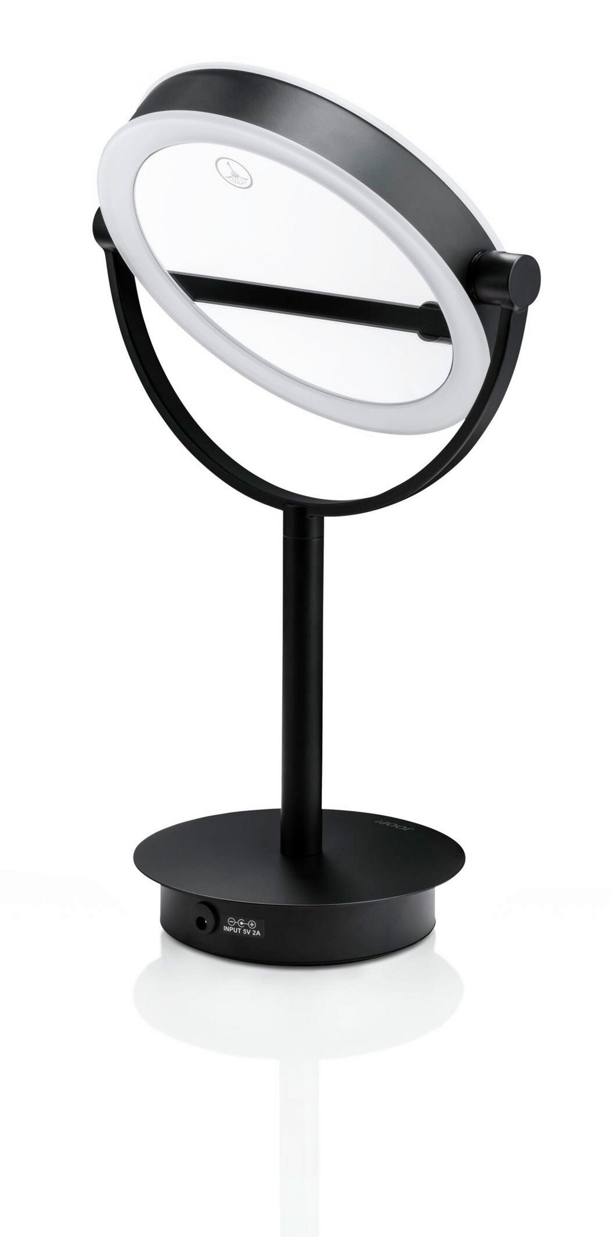 SCHMINKSPIEGEL Silberfarben  - Silberfarben, Basics, Glas/Kunststoff (19/19/37cm) - Joop!
