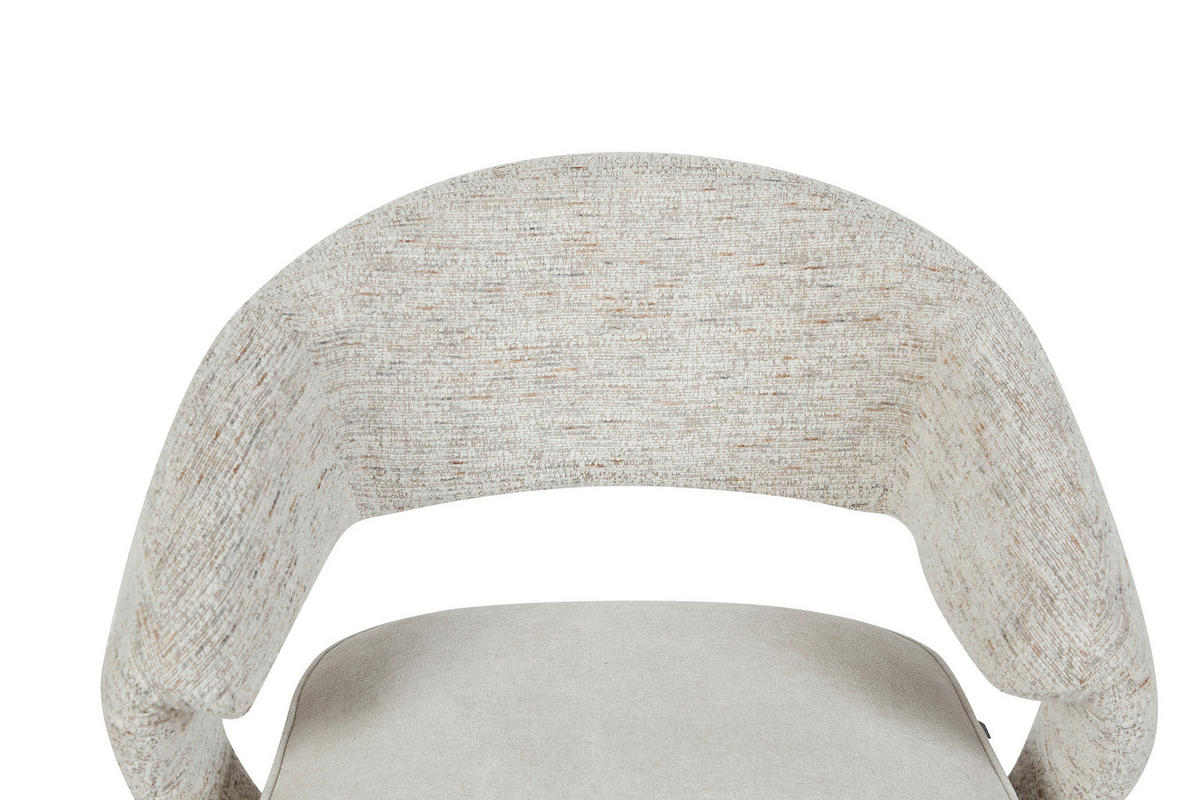 RELAXSESSELSET Leinenoptik Hocker    - Beige/Schwarz, Design, Textil/Metall (78/77-88/74cm) - Carryhome