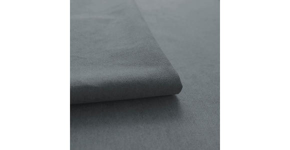 SCHLAFSOFA  mit Liegefunktion, Rücken echt Cord, Flachgewebe Grau  - Schwarz/Grau, KONVENTIONELL, Textil/Metall (223/72/100cm) - Carryhome