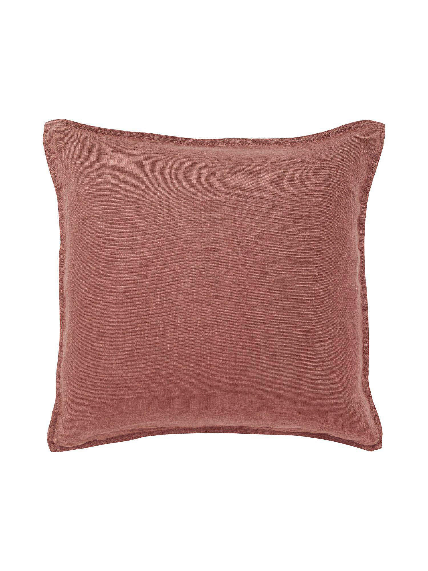 KISSENHÜLLE Julie 45/45 cm  - Cognac, Basics, Textil (45/45cm)