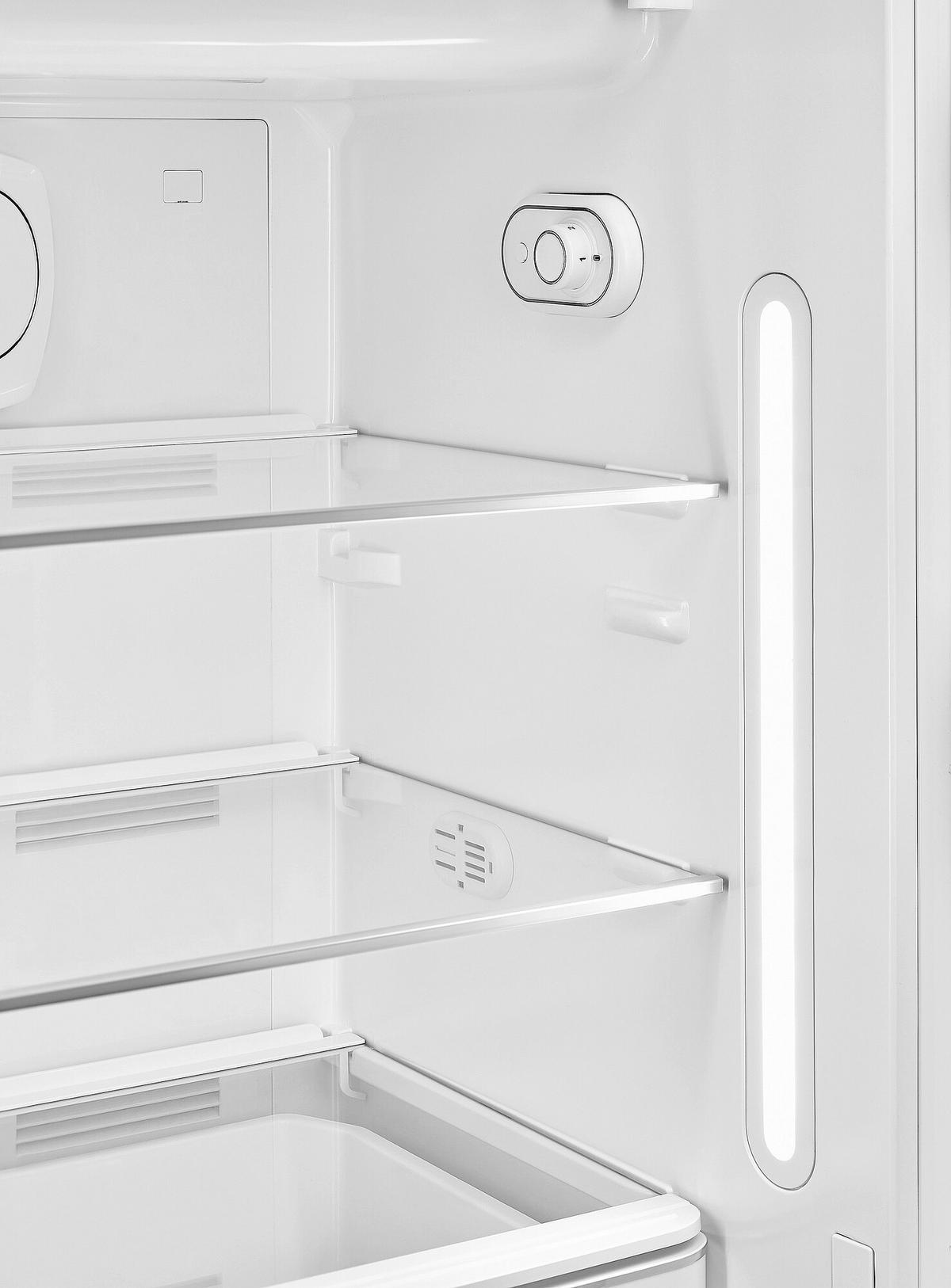 KÜHLSCHRANK 60,1/153/78,8 cm FAB28RBLM6  - Schwarz, Basics, Glas/Metall (60,1/153/78,8cm) - SMEG