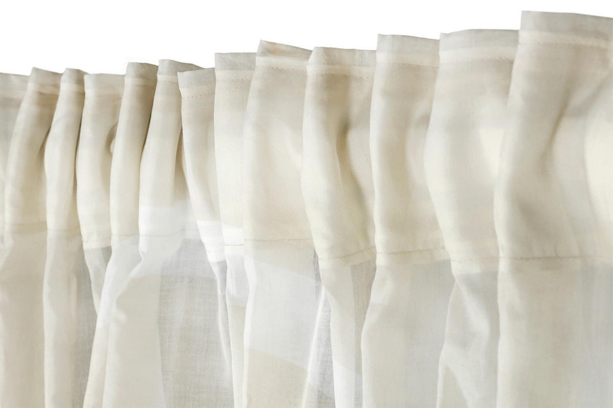 FERTIGVORHANG transparent  - Greige/Beige, Basics, Textil (130/250cm) - Musterring