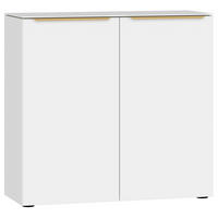 KOMMODE  in 90/87/43 cm  - Goldfarben/Schwarz, Design, Glas/Holzwerkstoff (90/87/43cm) - Jutzler