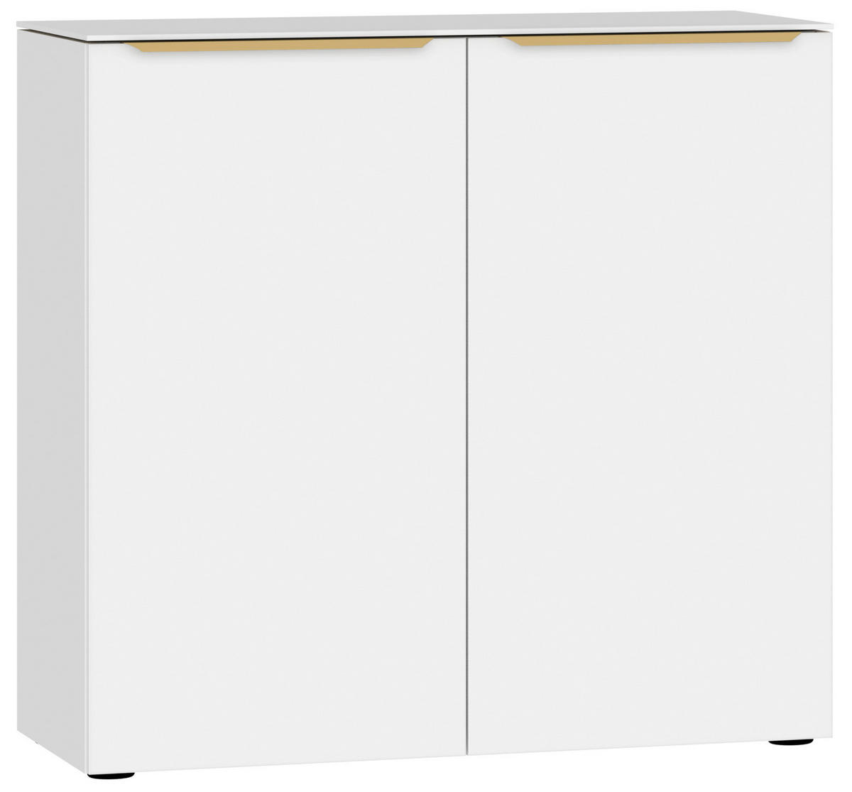 KOMMODE  in 90/87/43 cm  - Goldfarben/Schwarz, Design, Glas/Holzwerkstoff (90/87/43cm) - Jutzler