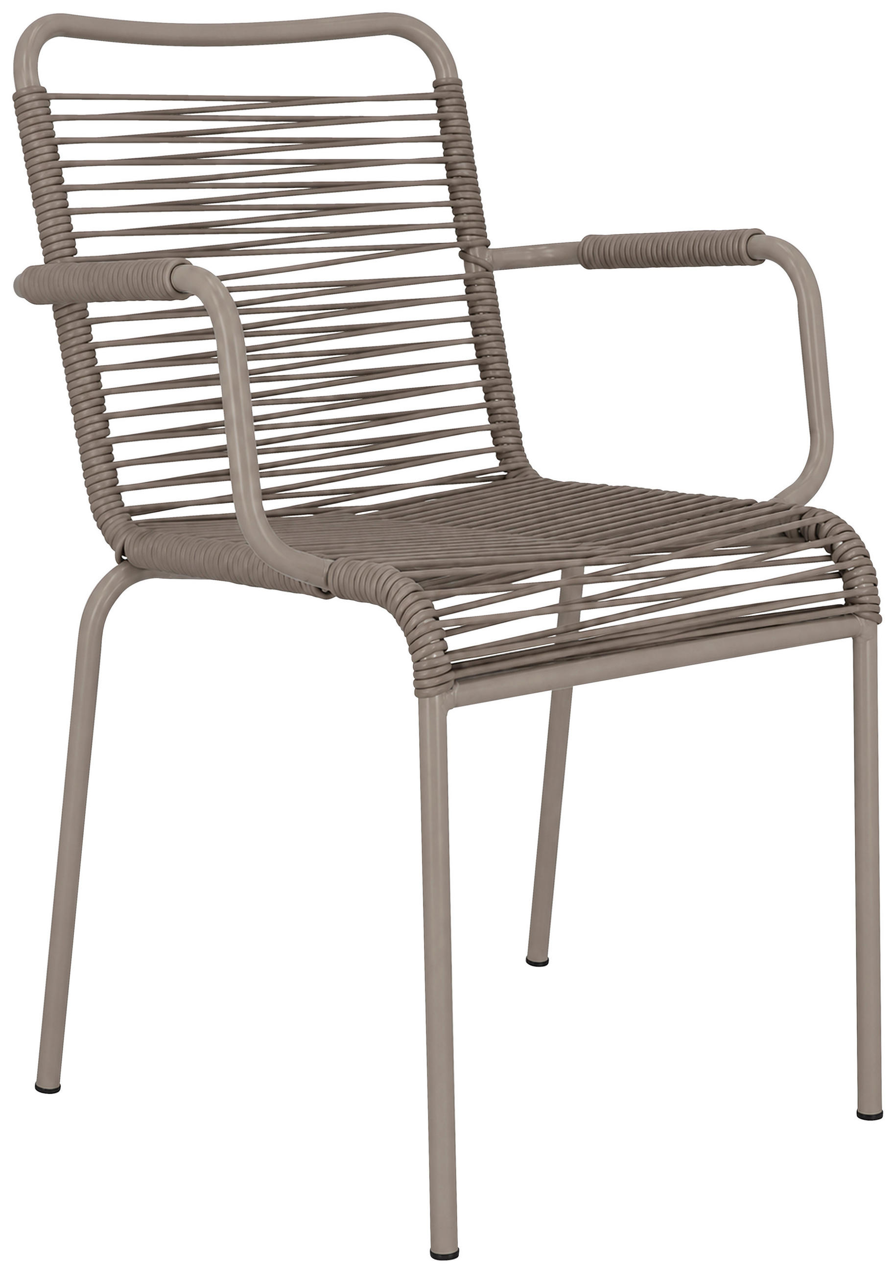 STAPELSESSEL Aluminium Taupe  - Taupe, MODERN, Kunststoff/Metall (57/85/57cm) - FIAM