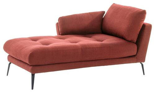 LENOŠKA, textil, 106/81/168 cm - černá/terracotta, Moderní, kov/textil (106/81/168cm) - W.Schillig