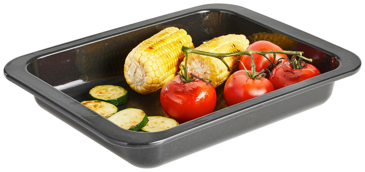 AUFLAUFFORM Metall  - Schwarz, Basics, Metall (32,5/25/5cm) - Chefkoch+Fackelmann