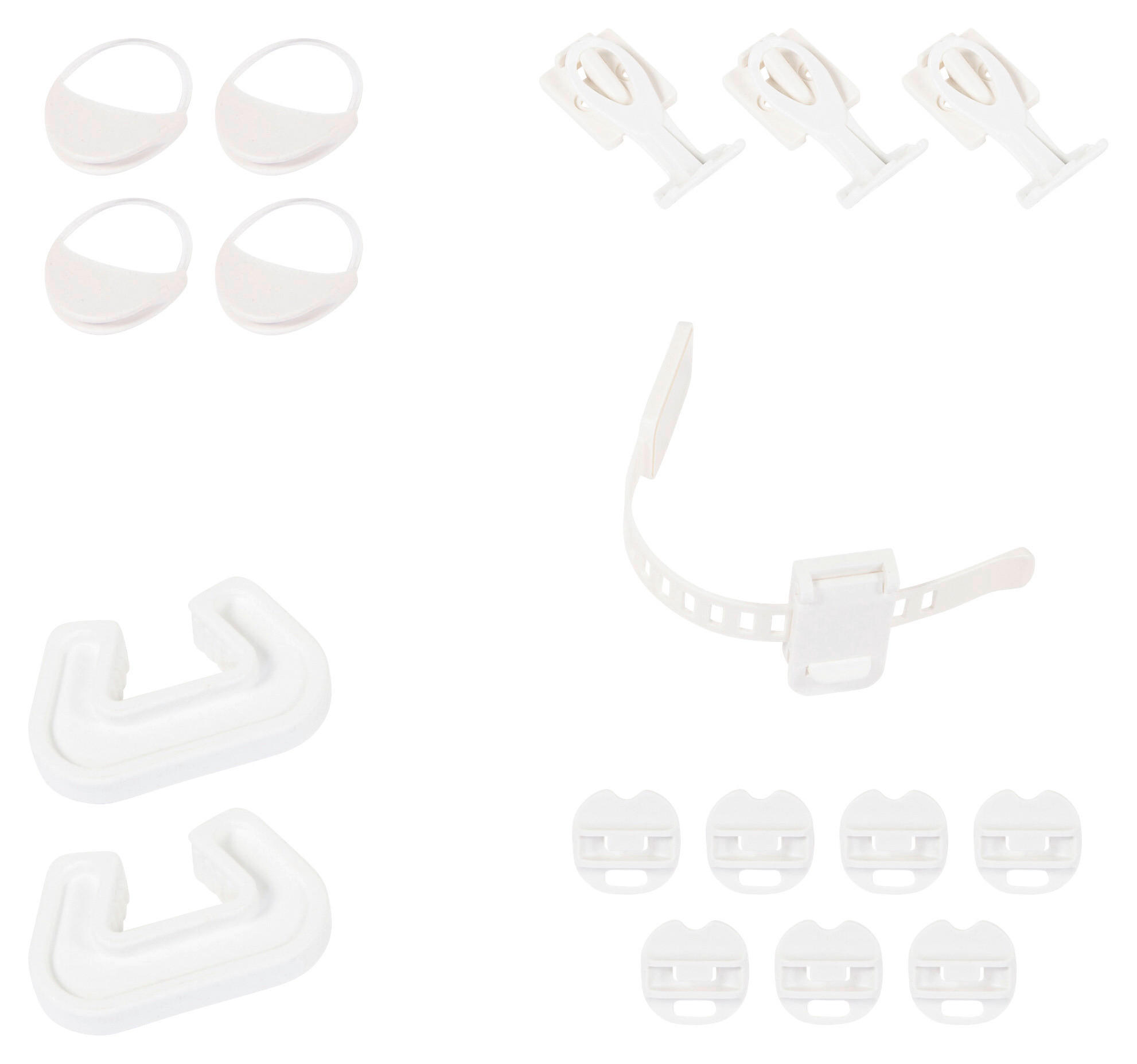 KINDERSICHERUNG - Weiß, Basics, Kunststoff (14,5/6,5/19cm) - Childhome