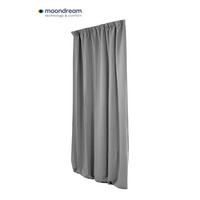 VERDUNKELUNGSVORHANG - Grau, Basics, Textil (135/250cm)