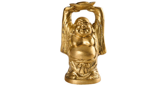 SKULPTUR - Goldfarben, LIFESTYLE, Metall (5.5/4/10cm) - Ambia Home