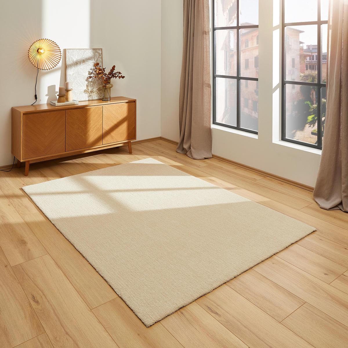 TEPPICH 80/150/1.1 cm Beige  - Beige, Basics, Kunststoff/Textil (80/150/1.1cm) - Novel