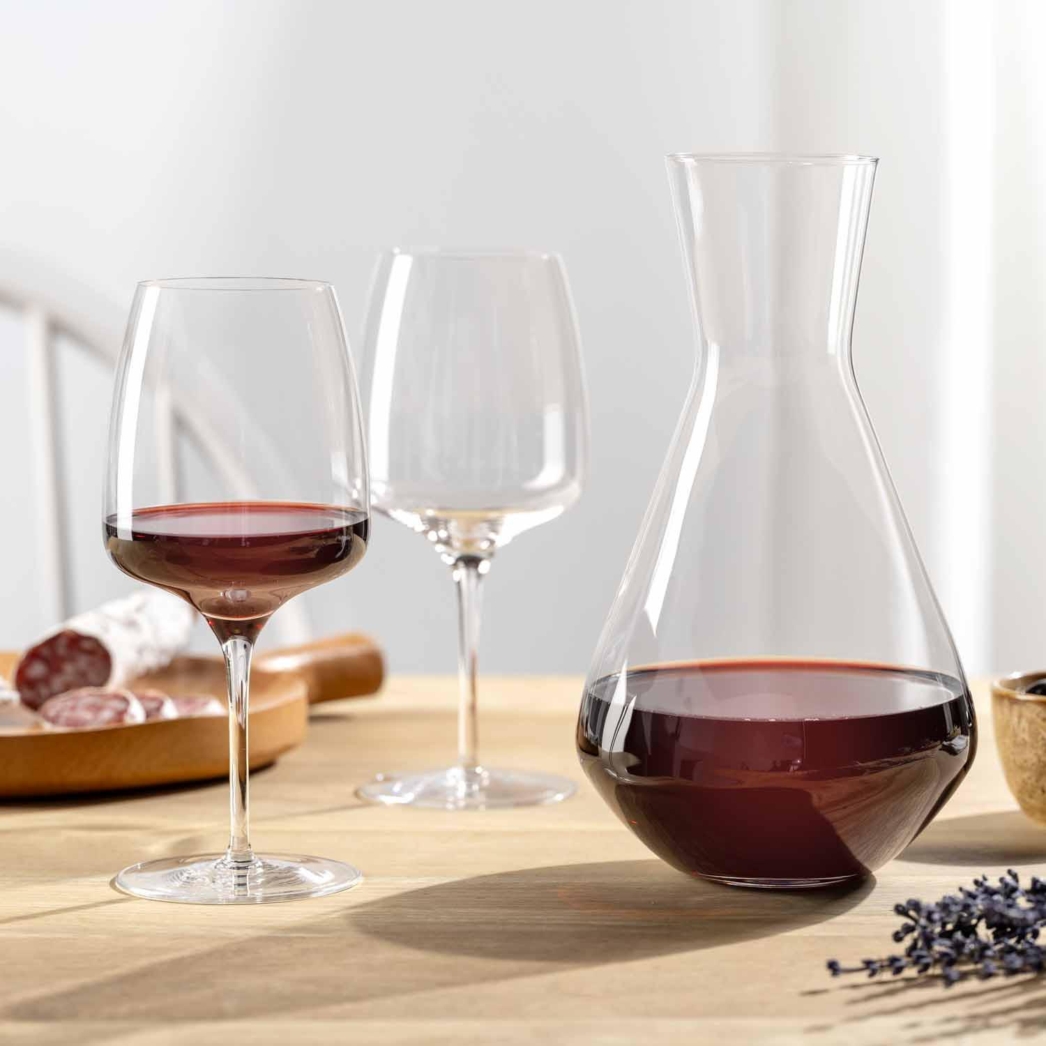 WEINSET - Klar, Basics, Glas (24,5/25,7/19,3cm) - Leonardo