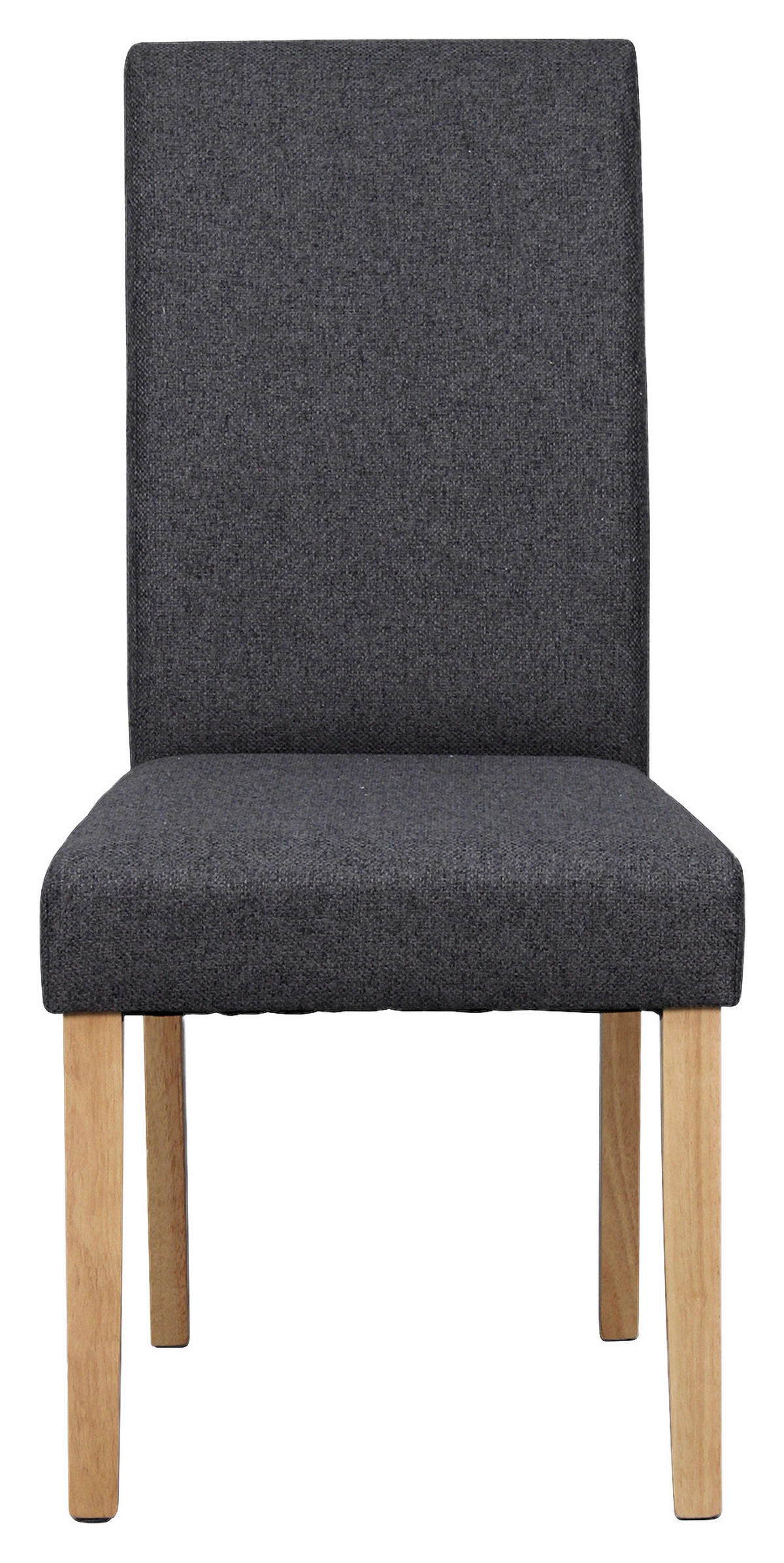STUHL-SET - Dunkelgrau/Schwarz, MODERN, Holz/Textil (47/99,5/60cm) - MID.YOU