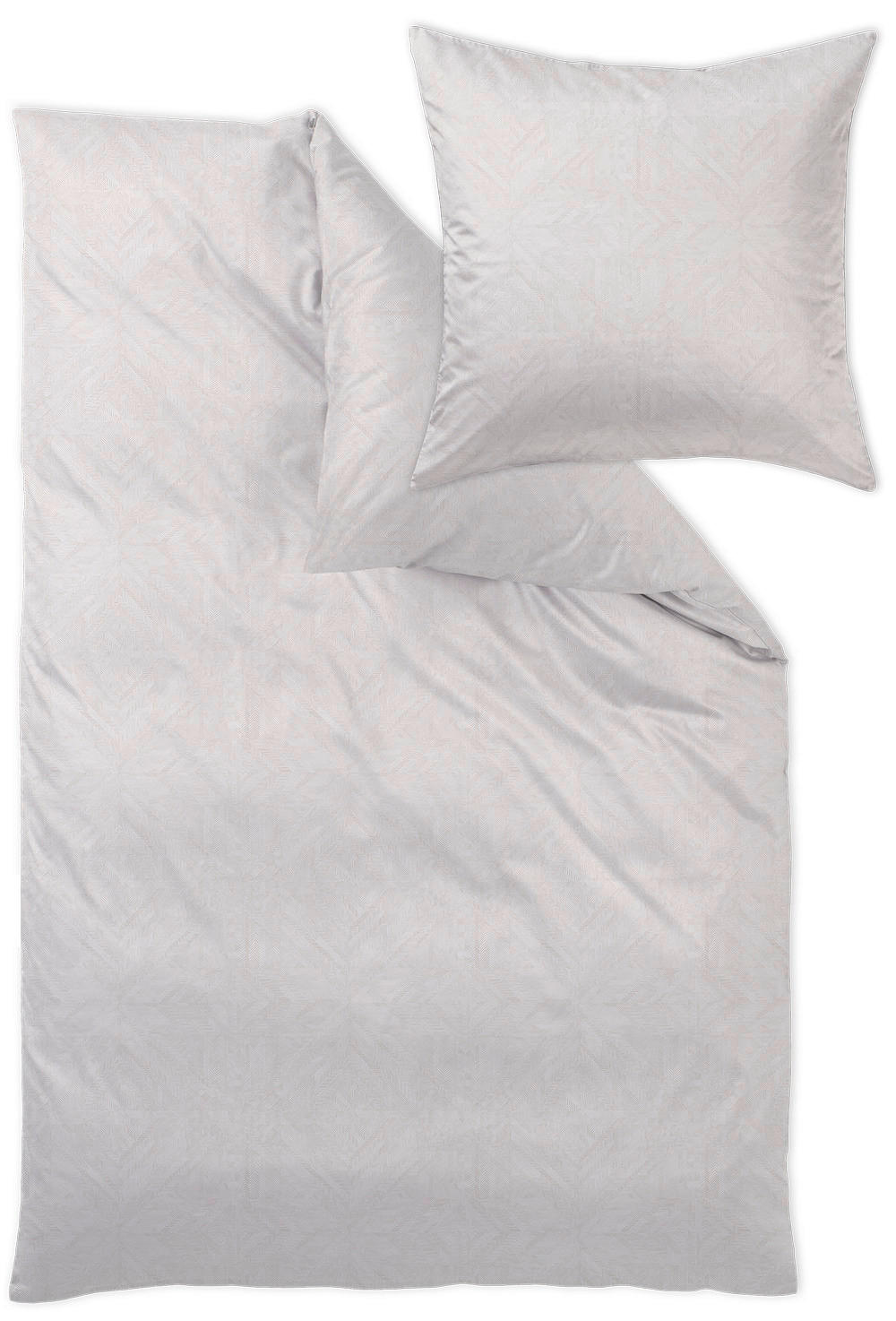 BETTWÄSCHESET Damast 160/210 cm  70 cm/50 cm  - Kaschmir, Basics, Textil (160/210cm) - Curt Bauer