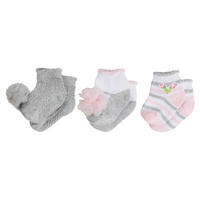 SOCKEN 3 Stück  - Pink/Lila, Basics, Textil (0-6 Mnull) - Patinio