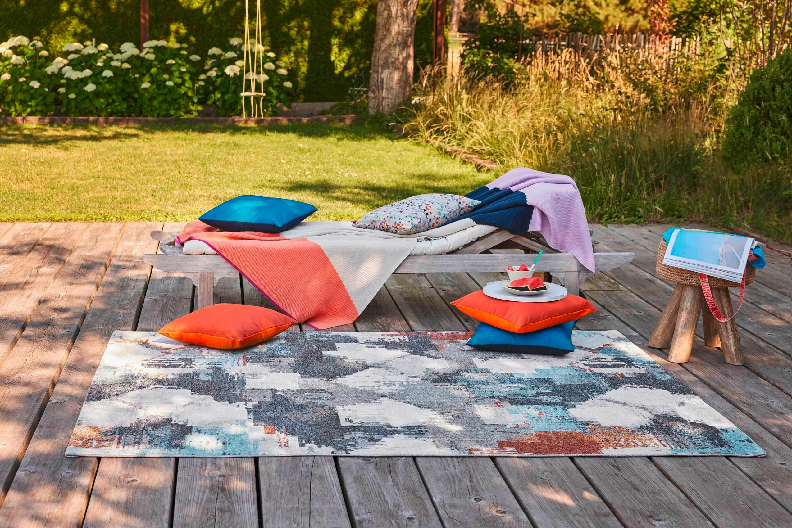 OUTDOORTEPPICH 120/170 cm Stash Multicolor  - Multicolor, Design, Textil (120/170cm) - Esprit
