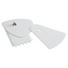 Teigschaber 3er-Set - Weiß, Basics, Kunststoff (5/0,02/1cm) - Kaiser Teigschaber 3er-Set - Weiß, Basics, Kunststoff (5/0,02/1cm) - Kaiser