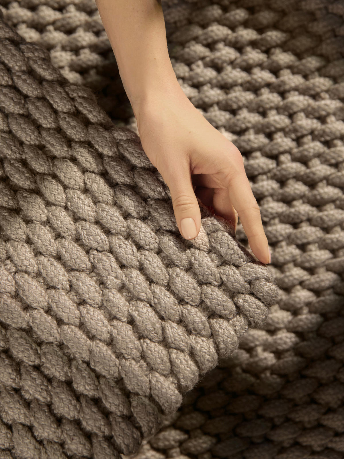 HANDWEBTEPPICH  Wohnzimmer 200/290 cm Southwark Beige, Greige rechteckig  - Greige/Beige, KONVENTIONELL, Textil (200/290cm) - Ted Baker